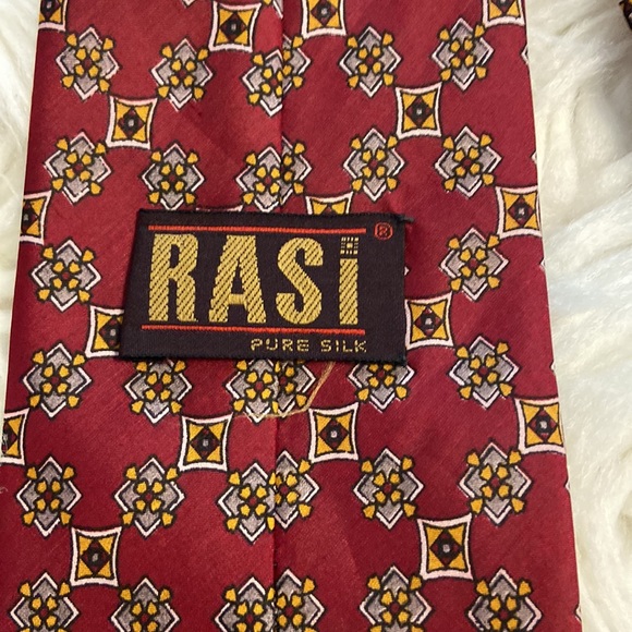 RASI Pure Silk Man Tie 4” wide excellent condition - Picture 8 of 8